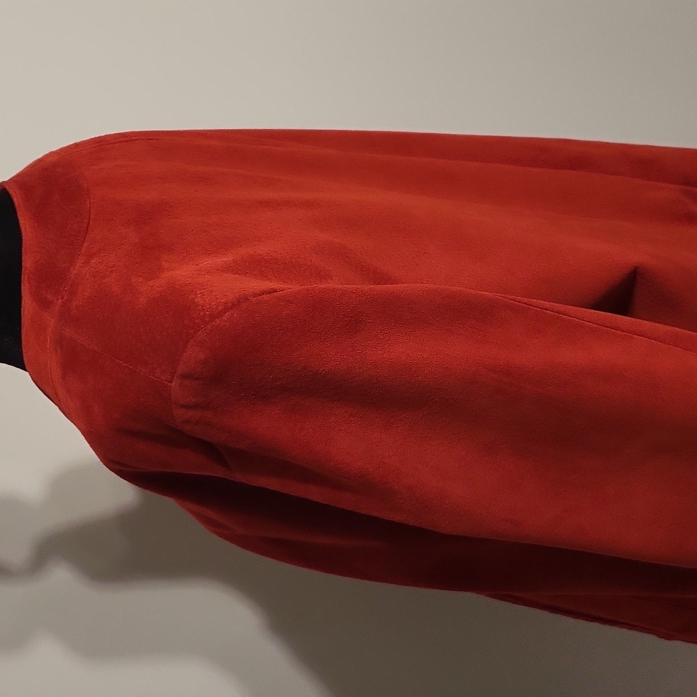 Danier Red Suede Jacket - Picture 7 of 14
